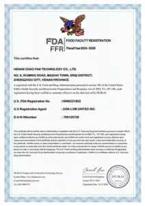 fda certifications