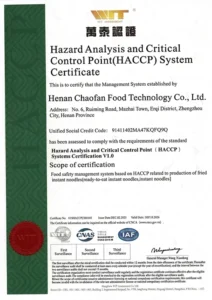 haccp certifications