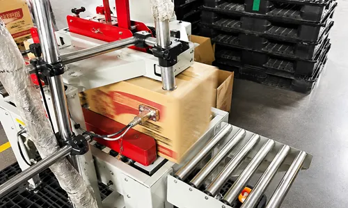 Automatic instant noodle packaging line