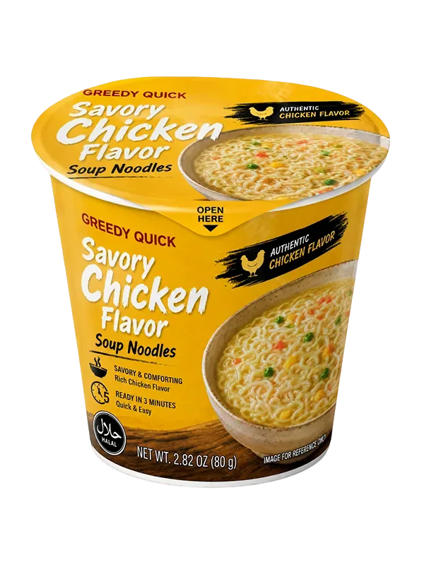 savory chicken flover-cup noodles