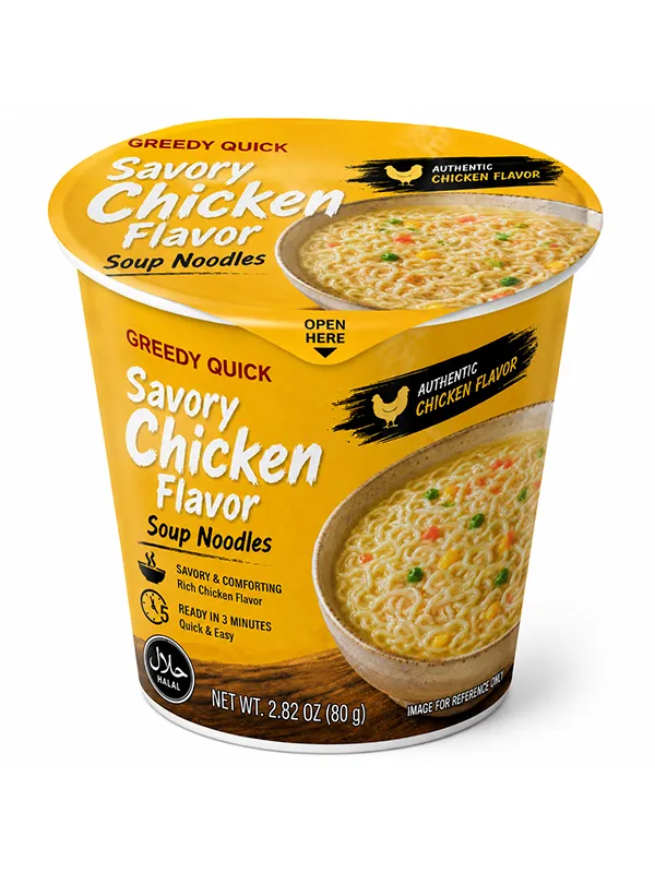 savory chicken flover-cup noodles