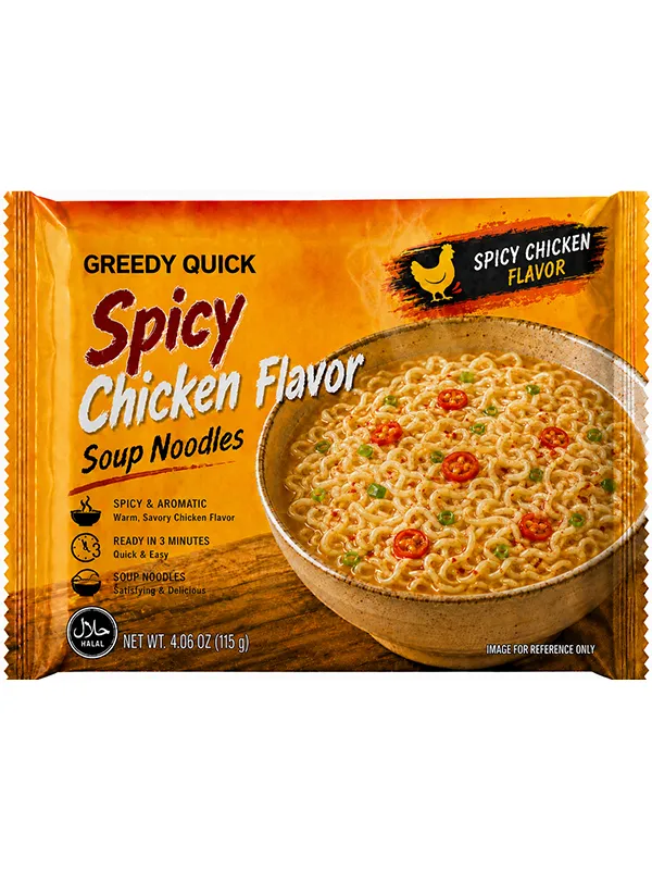 spicy chicken flavor-bag noodles